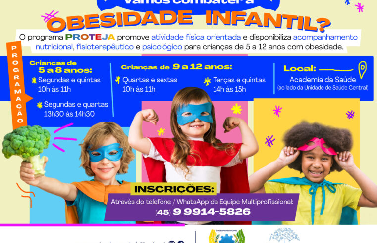 PROTEJA São Miguel do Iguaçu: Atividade Física e Apoio Integral para Crianças com Obesidade! ?️‍♀️?