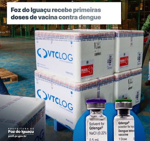 Chegada Histórica: Foz do Iguaçu Recebe 7 Mil Doses da Vacina Contra Dengue! ??