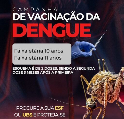 Início da Vacinação contra Dengue em Itaipulândia: Proteja-se Agora! ??