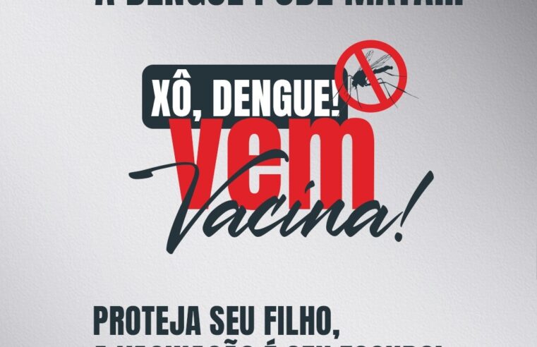 Vacinação Contra a Dengue em Santa Terezinha de Itaipu: Proteção para Crianças e Adolescentes