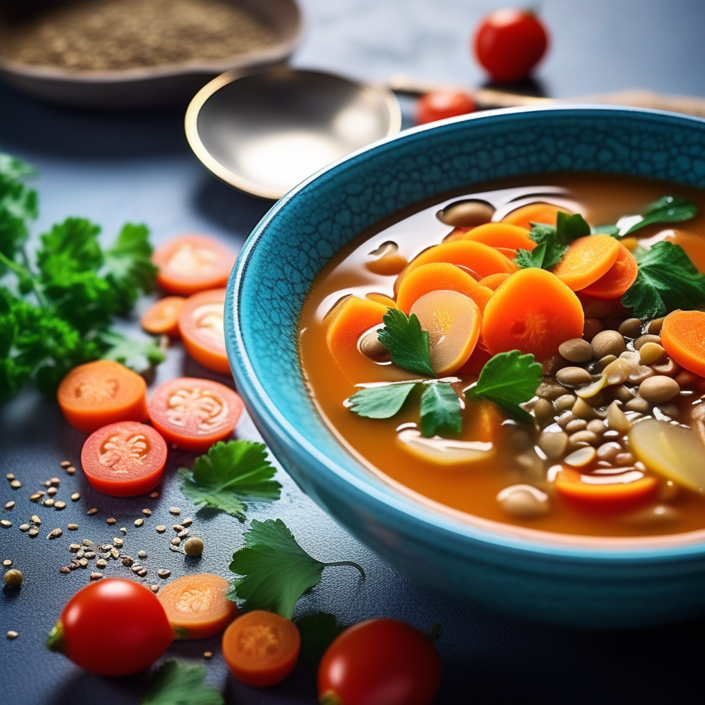 Sopa Nutritiva de Lentilhas e Quinoa: Delicie-se com uma Opção Reconfortante, Cheia de Proteínas e Sabor! ??