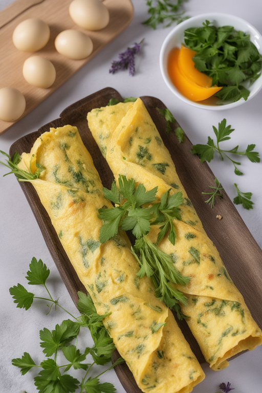 Omelete de Vegetais: Delicie-se com uma Explosão de Sabores, Ovos Levemente Batidos, Vegetais Frescos e Queijo Derretido! ??