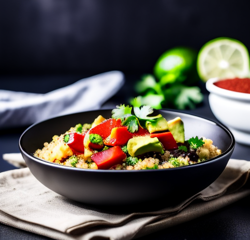 Stir-Fry de Quinoa Vegetariano: Receita Rápida e Saborosa com Brócolis, Cenoura, Cogumelos e Tofu ao Molho de Soja e Gengibre! ??