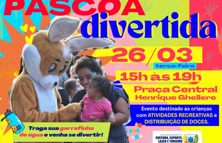 Páscoa Divertida em São Miguel do Iguaçu 🐰🎉 | Evento com Coelhinho e Atividades Recreativas