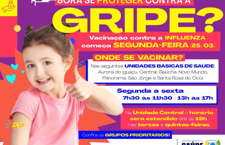 Campanha de Vacinação contra a Influenza em São Miguel do Iguaçu 🌡️ | Doses Disponíveis e Locais de Atendimento
