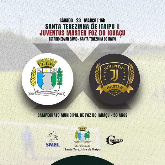 Campeonato Municipal de Futebol de Campo 50+ em Santa Terezinha de Itaipu ⚽ | Confronto entre Santa Terezinha e Juventude Master de Foz