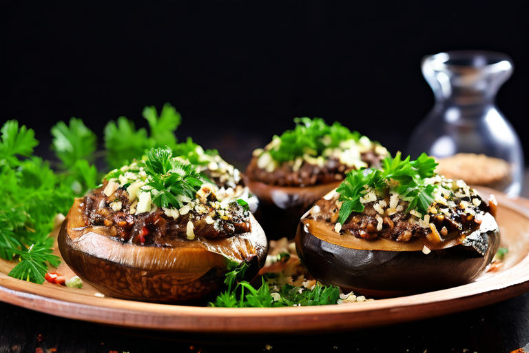Receita de Cogumelos Portobello Recheados com Carne Moída e Ervas 🍄 | Sabor Intenso e Suculento