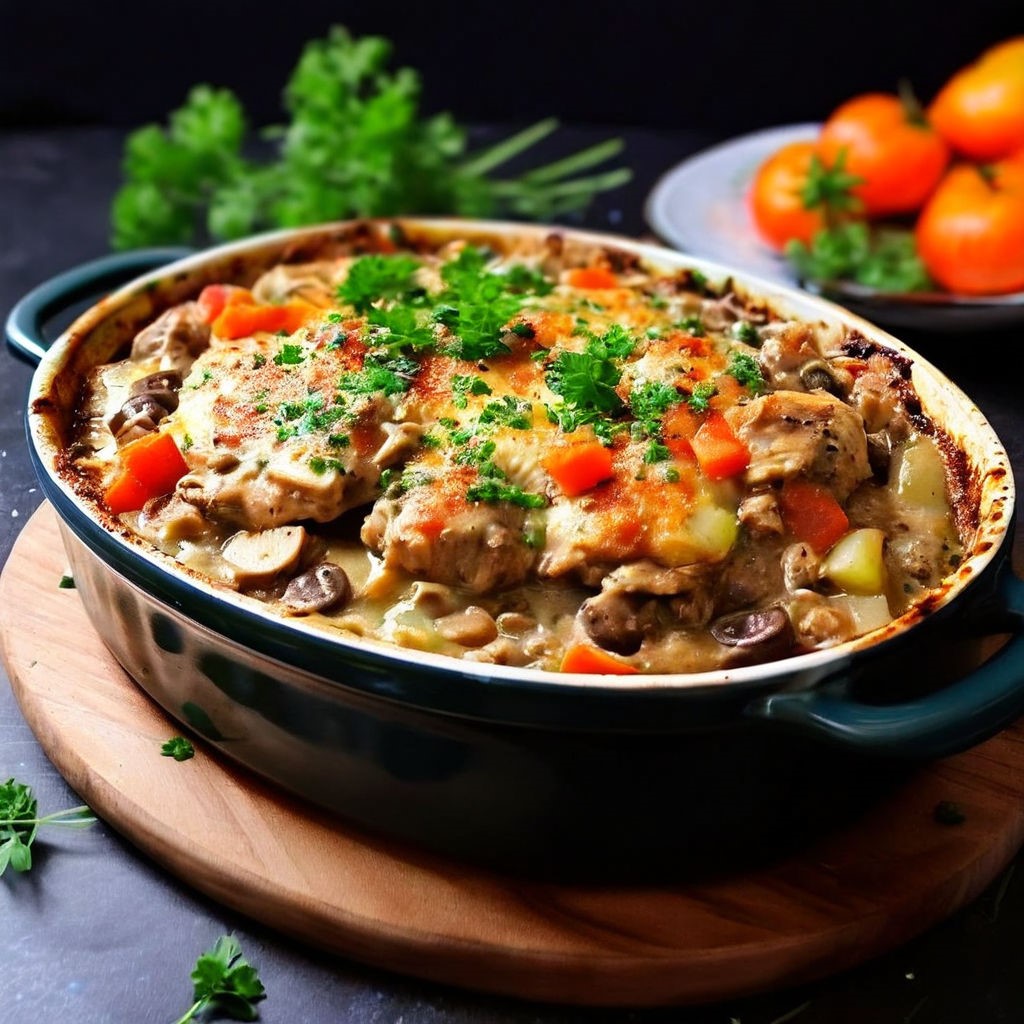 Receita de Empadão de Frango Desfiado 🥧 | Saboroso e Reconfortante