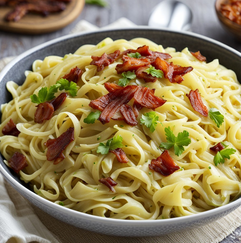 Receita de Espaguete à Carbonara 🍝 | Sabor Tradicional Italiano