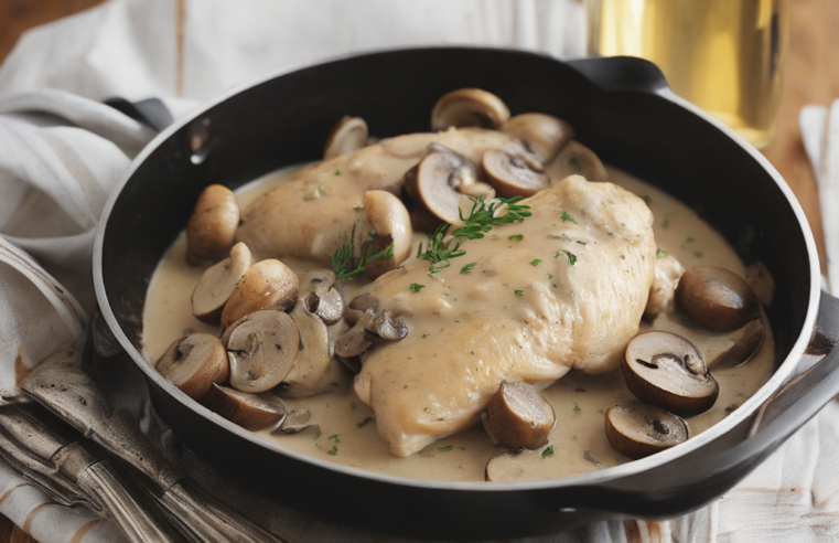 Frango à Caçadora com Cogumelos Frescos: Receita Saborosa e Aromática 🍗🍄