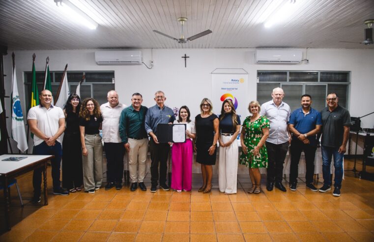 Rotary Club Recebe Reconhecimento Oficial da Prefeitura de Santa Terezinha de Itaipu