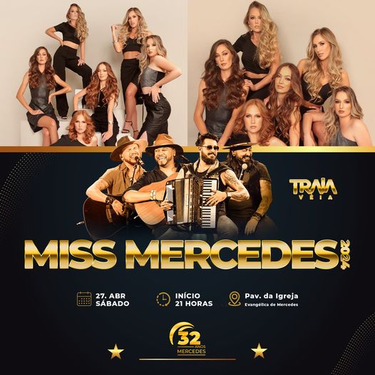 Miss Mercedes 2024 e Show Nacional: garanta seu lugar e viva essa experiência única! 👑🎤