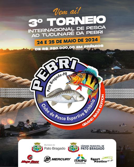 3º Torneio Internacional do Tucunaré: Inscrições Abertas no Pebri! 🎣