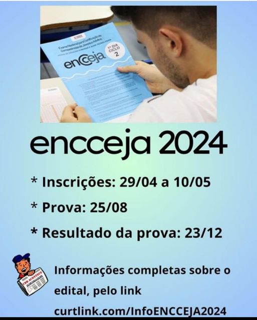 Encceja 2024 em São José das Palmeiras! Não perca a chance de concluir seus estudos! 🎓