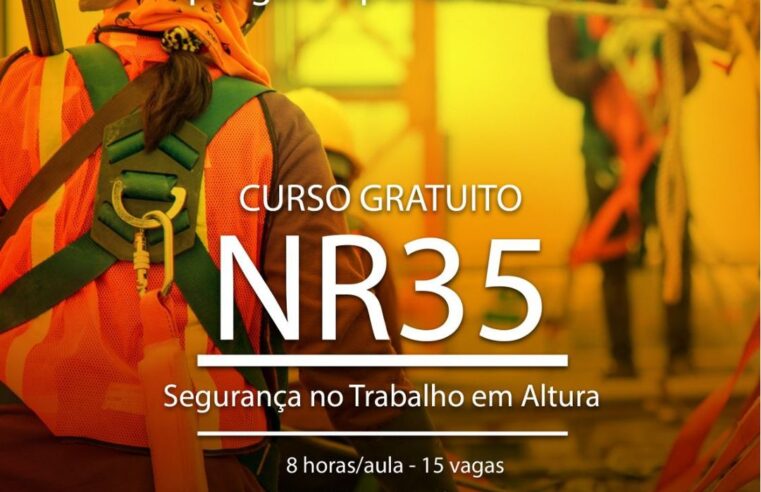 🌟 Curso NR 35 Grátis: Segurança no Trabalho em Altura em Marechal Cândido Rondon