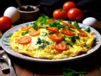 Cheese and Tomato Omelet