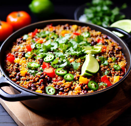 Receita de Bowl de Quinoa Mexicana 🌶️🥑 | Sabor Autêntico da Cozinha Mexicana em Casa