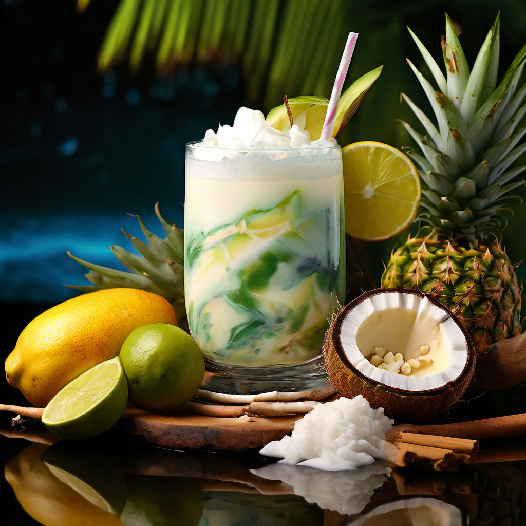 Refrescante Batida de Coco e Abacaxi 🍍🥥 | Receita Tropical e Deliciosa