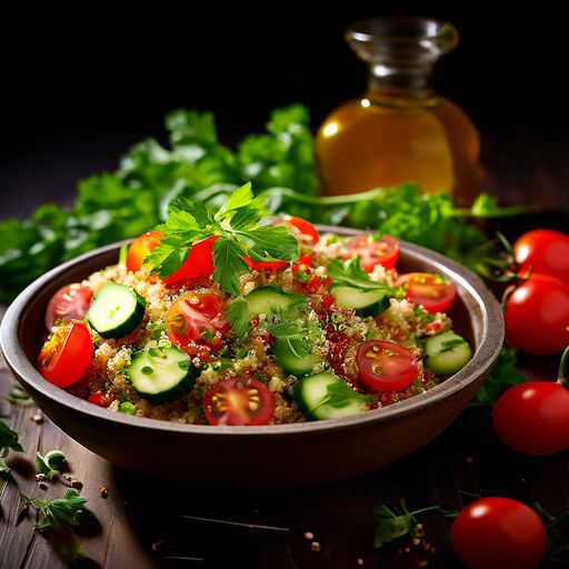 Refrescante Tabule de Quinoa e Grão-de-Bico 🥗🍋 | Receita Saudável e Saborosa