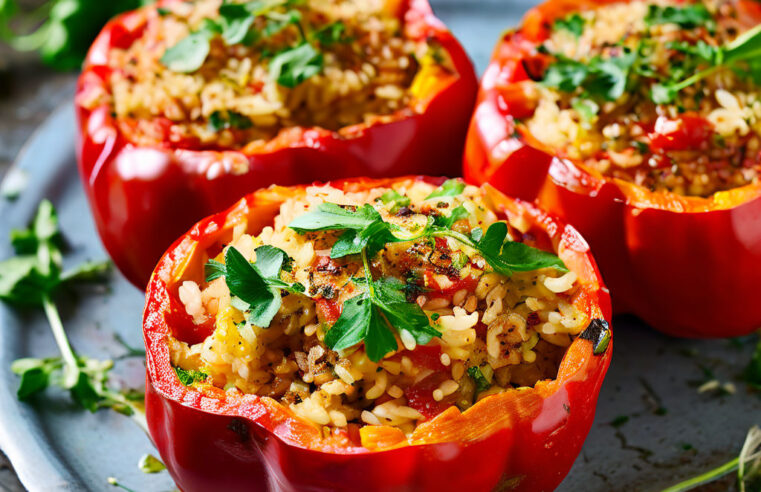 Tomates Recheados com Carne Moída e Quinoa 🍅🍴 | Receita Deliciosa e Nutritiva