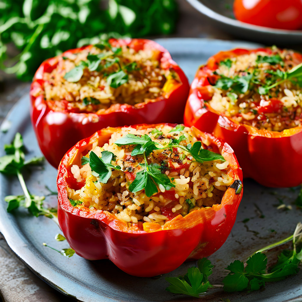 Tomates Recheados com Carne Moída e Quinoa 🍅🍴 | Receita Deliciosa e Nutritiva