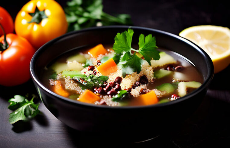Sopa de Quinoa com Vegetais: Nutritiva e Reconfortante! 🍲🌿
