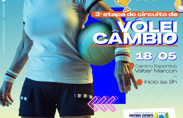 São Miguel do Iguaçu Sedia 3ª Etapa do Circuito de Vôlei Câmbio e Mais Competições! 🏐✨