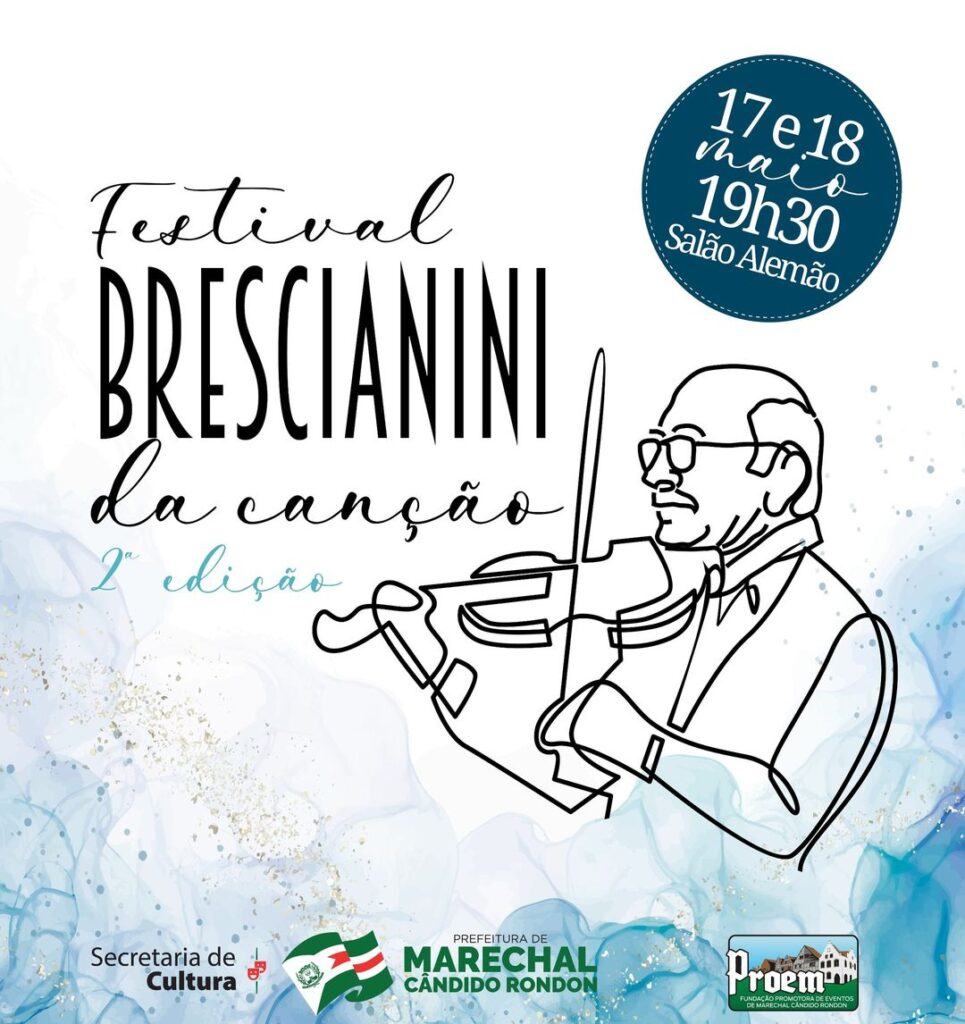 Confira a relação de inscritos ao 2º Festival Brescianini da Canção

Aproximadamente 70 candidatos se apresentarão nas categorias em disputa

A 2ª edi