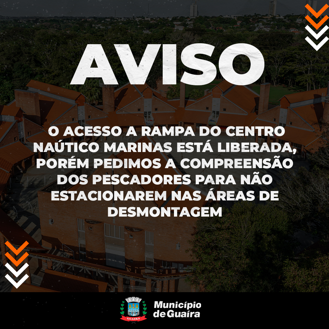 Aviso Importante: Rampa de Acesso ao Rio em Guaíra! 🚤⚠️