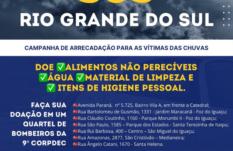 SOS Rio Grande do Sul: Pontos de Arrecadação em Foz do Iguaçu! 🆘🤝