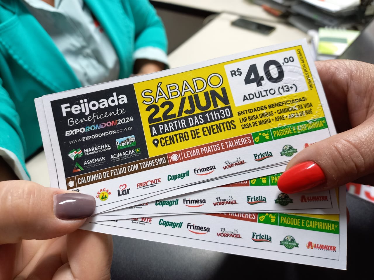 Participe da 3ª Feijoada Beneficente na Expo Rondon 2024 e Faça a Diferença! 🍛❤️