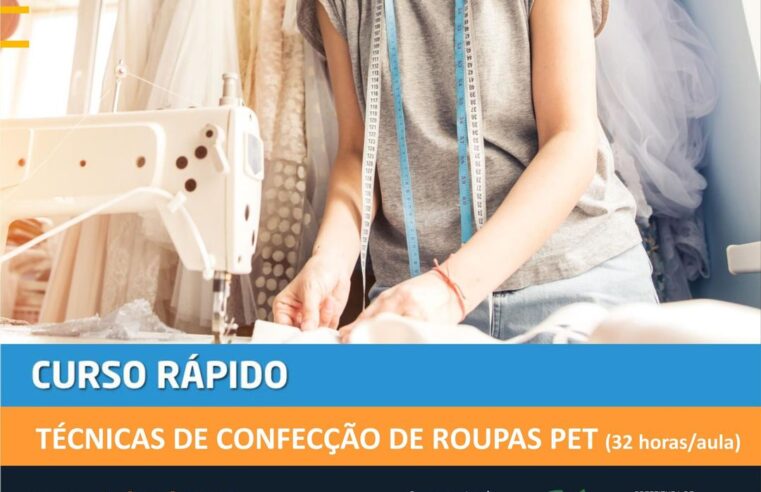 🐾 Últimas vagas! Curso de Técnicas de Confecção de Roupas para Pet em Marechal Rondon