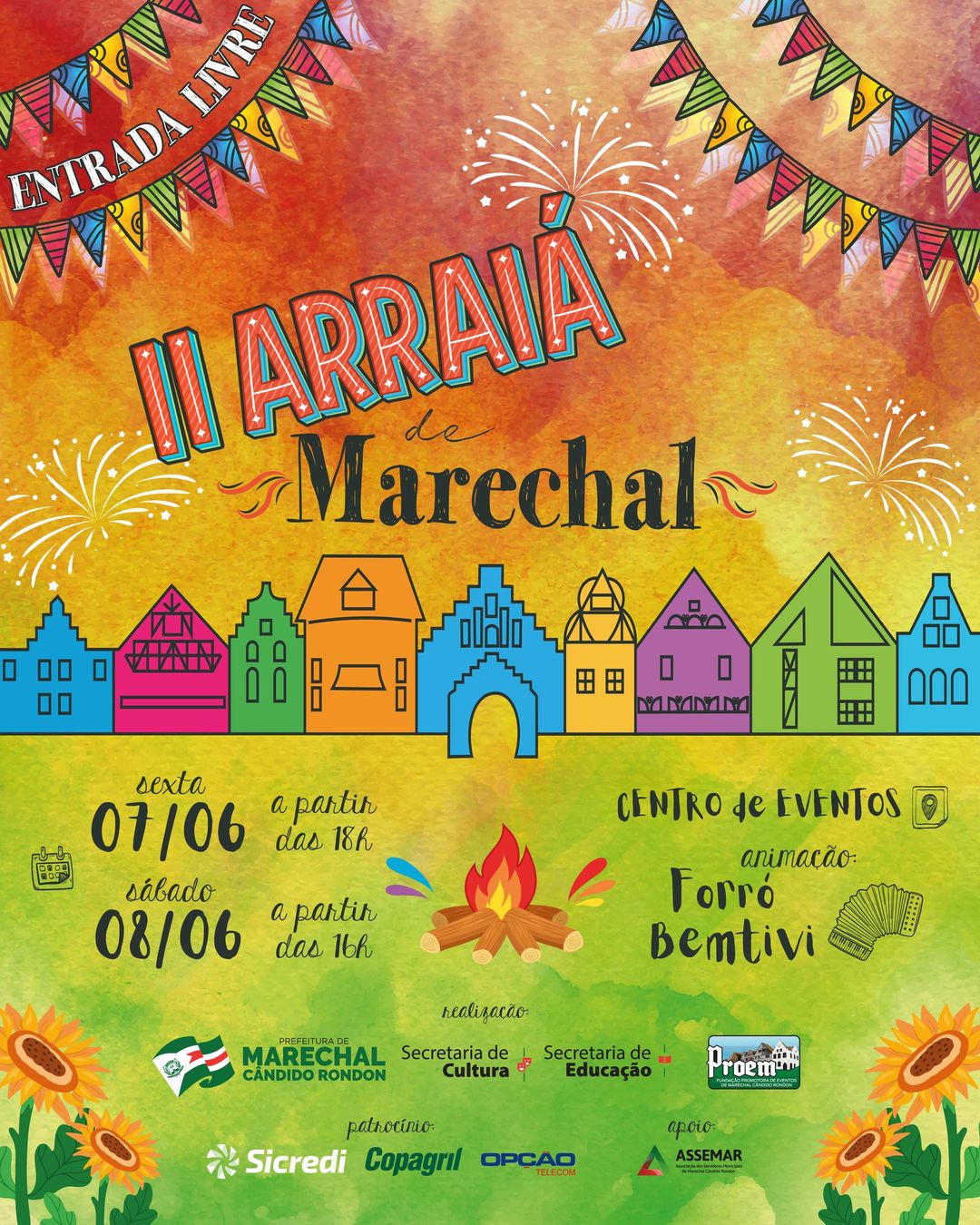 Calendário de Festas Juninas em Marechal Cândido Rondon: Confira as Novidades! 🎉🌽