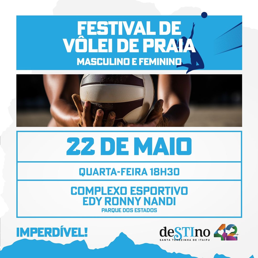 Descubra o Festival de Vôlei de Praia em Santa Terezinha de Itaipu! 🏐🎉