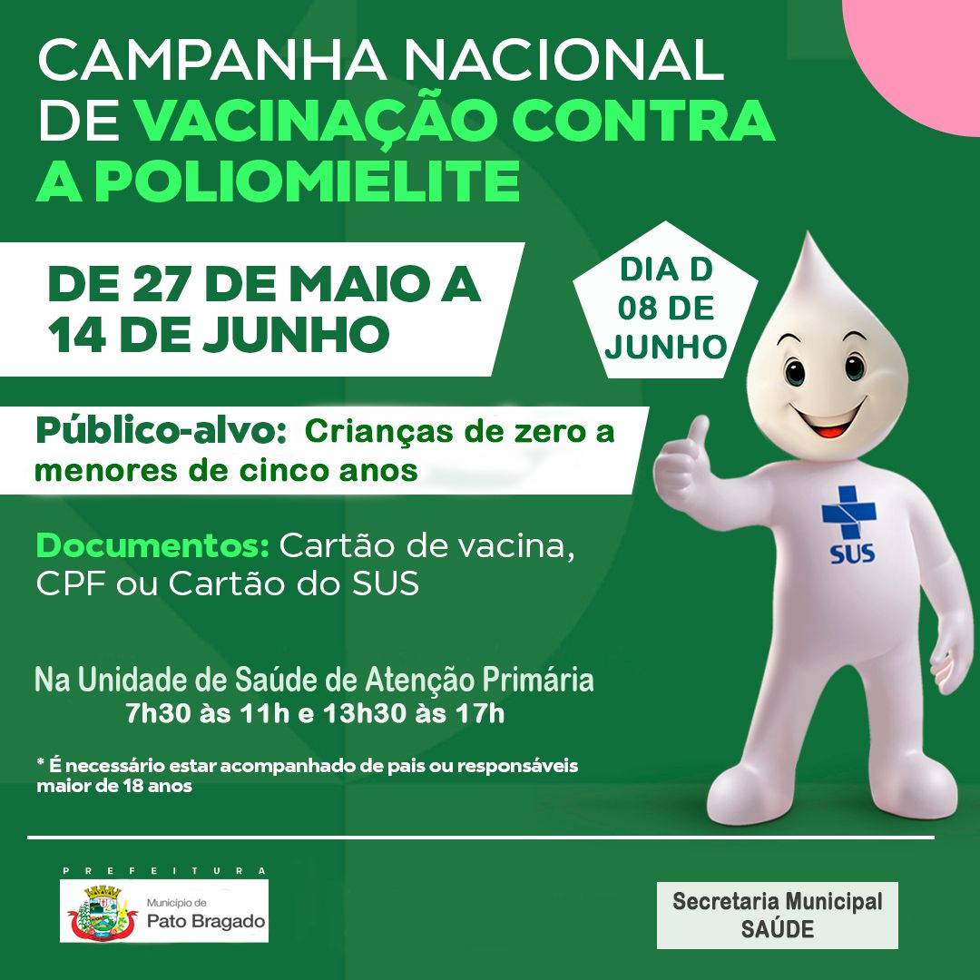 Campanha de Vacinação contra a Poliomielite: Proteja seu filho! 💉👶