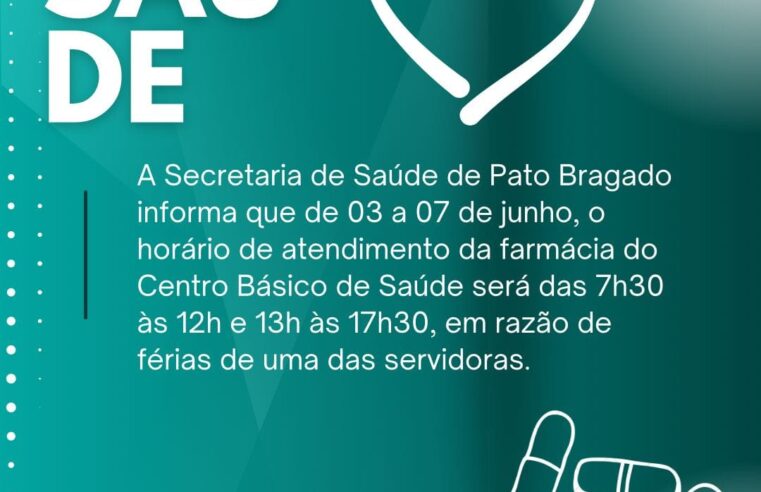 🕒 Horário Diferenciado na Farmácia Básica de Pato Bragado: Confira os Detalhes! 💊