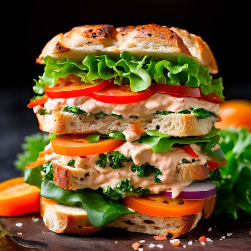 Receita de Sanduíche de Frango ou Atum 🥪 Opção saudável e saborosa para lanches!