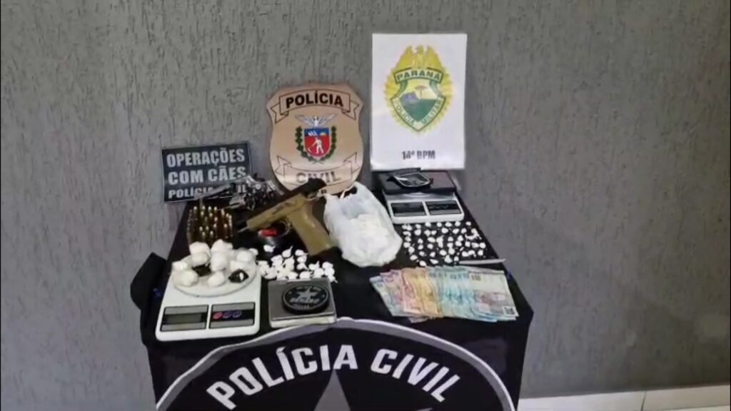 DENARC combate o trafico de drogas em operacao em Santa Terezinha de Itaipu