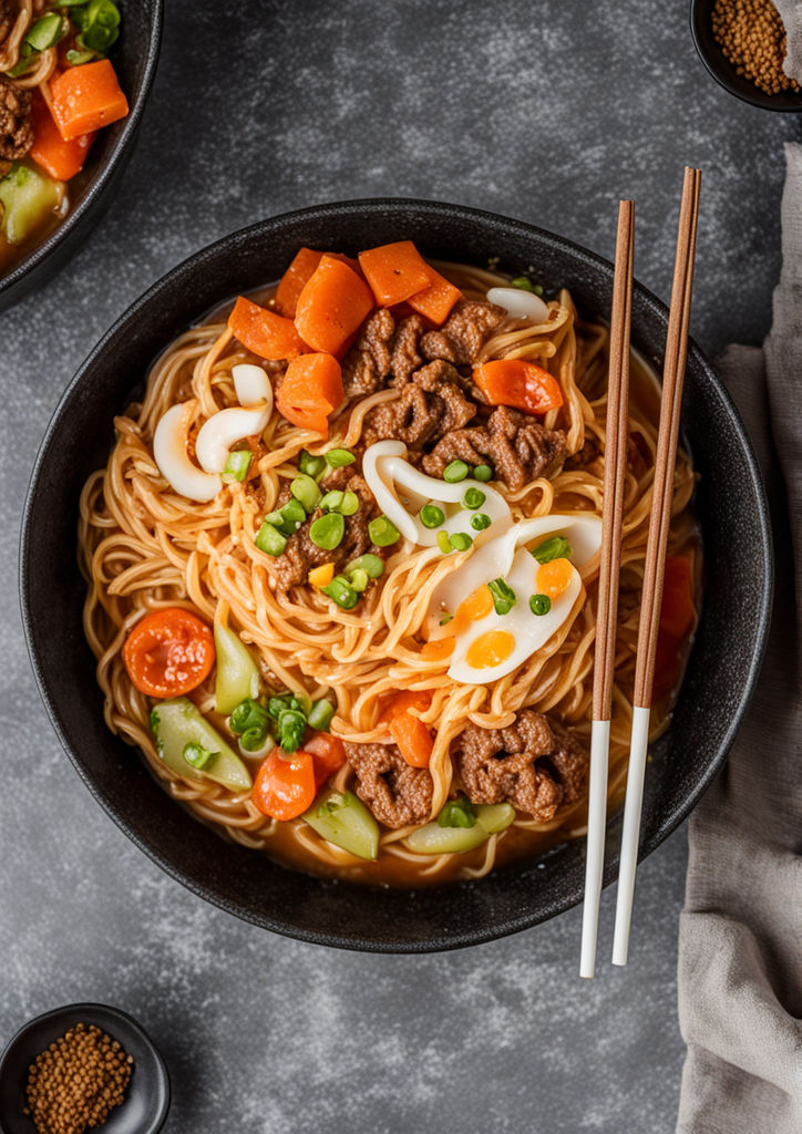 🍜 Receita Prática: Macarrão Instantâneo com Vegetais 🥦🥕 Refeição Rápida e Saudável em Poucos Minutos! 🌿✨