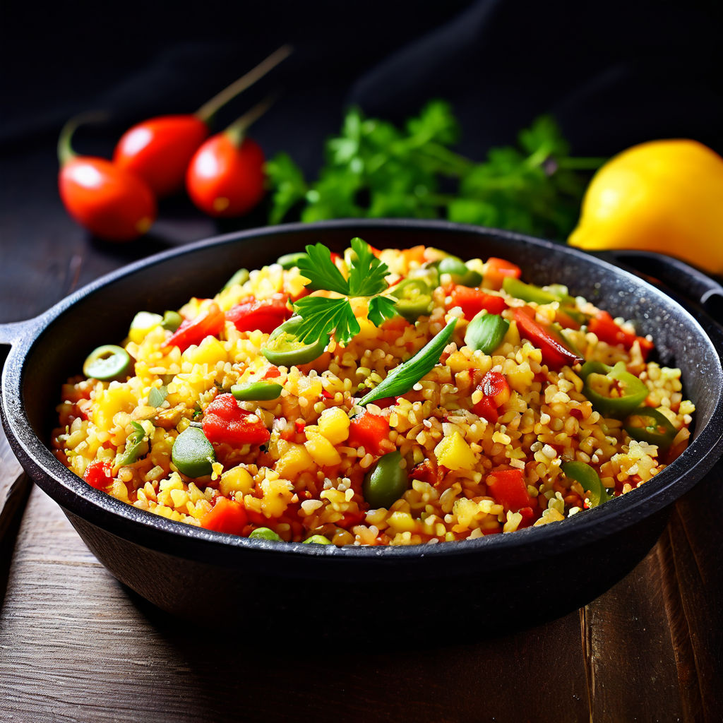 Receita de Risoto de Quinoa com Legumes Assados 🍲 Uma explosão de sabores saudáveis!