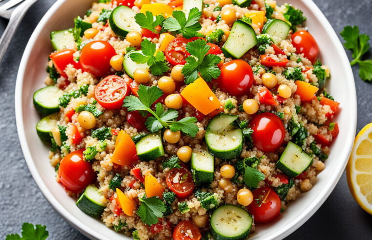 Receita de Salada de Quinoa 🥗 | Refrescante e Nutritiva!