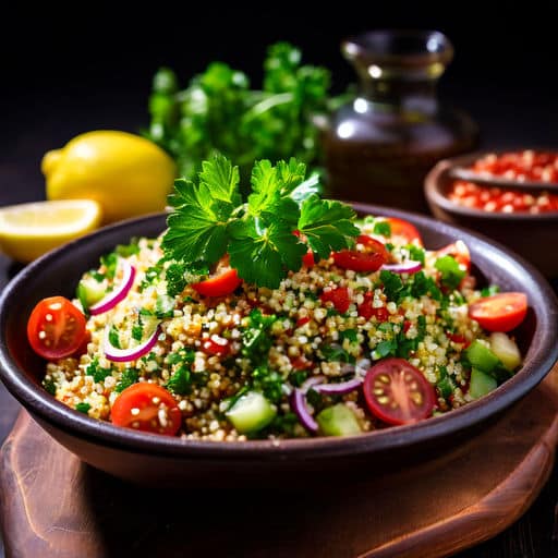 Salada Refrescante de Quinoa com Grão-de-Bico e Abacate 🥑 | Receita Saudável e Saborosa