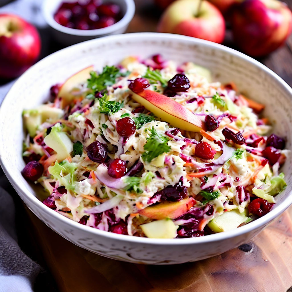 🥗 Receita Refrescante: Salada de Frango Desfiado com Maçã e Nozes 🍏🥜 Uma Delícia para Dias Quentes! 🌿✨