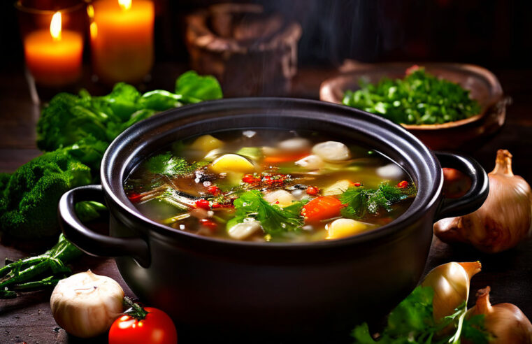 Receita de Sopa de Legumes 🍲 Uma opção saudável e reconfortante para qualquer ocasião!