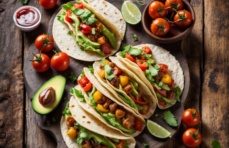 Receita de Tacos Vegetarianos 🌮 | Saborosos e Coloridos!