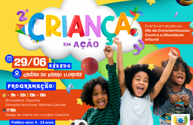 Projeto Criança em Ação: Combate à Obesidade Infantil com Atividades e Cinema 🍿👧🏃‍♂️