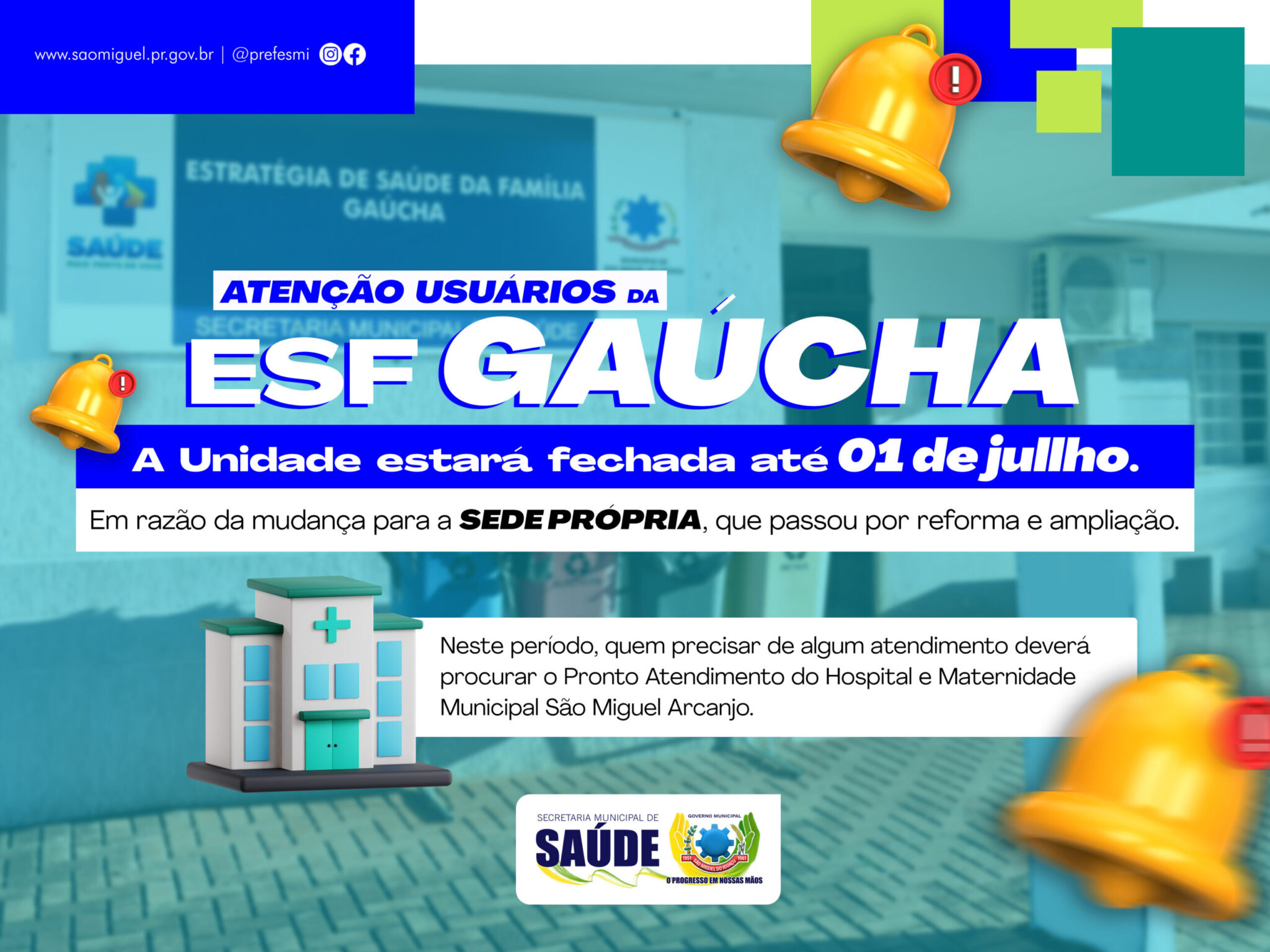 🏥 ESF Gaúcha Fechada Temporariamente! Reforma e Ampliação trazem Novidades em São Miguel do Iguaçu 🔧