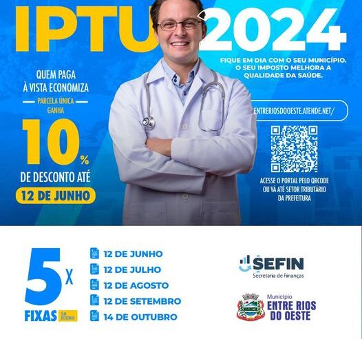 IPTU 2024: Aproveite 10% de Desconto com Pagamento à Vista! 💰📅