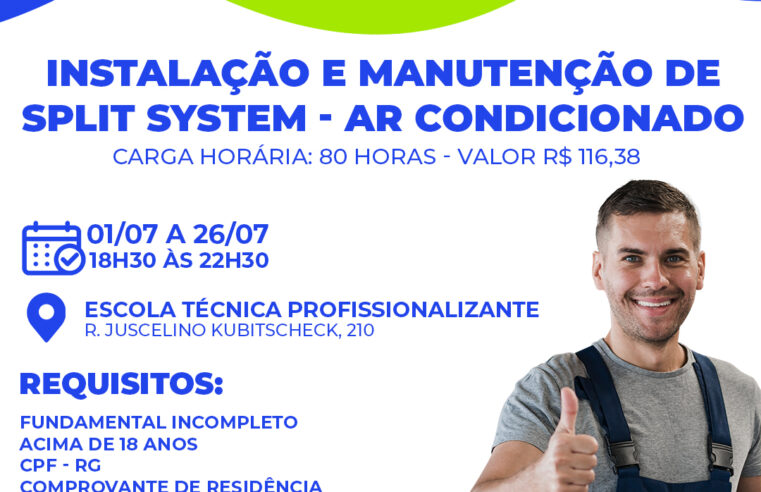 Curso de Instalação e Manutenção de Ar Condicionado em Guaíra: Inscreva-se Agora! ❄️🔧