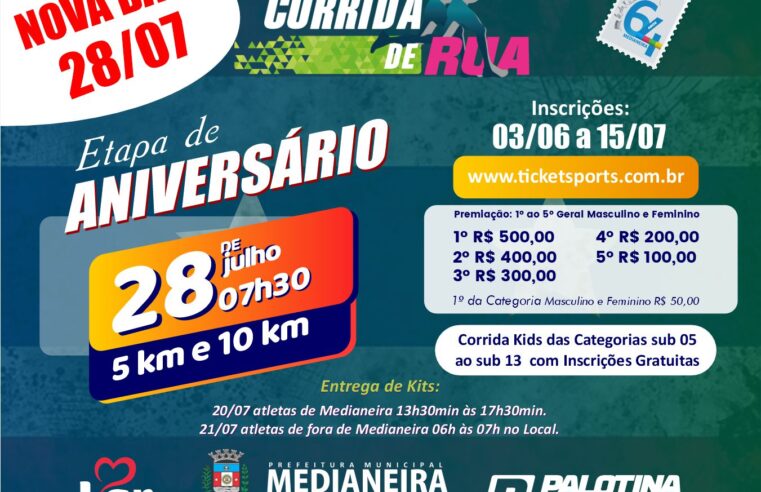 🏃‍♂️ Etapa de Aniversário do Circuito de Corridas de Rua de Medianeira: Inscreva-se Agora!